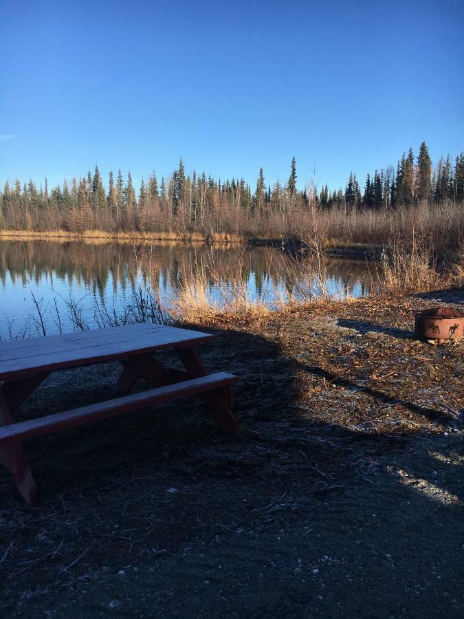 Alaska Log Cabins On The Pond Clear Creek Park Luaran gambar
