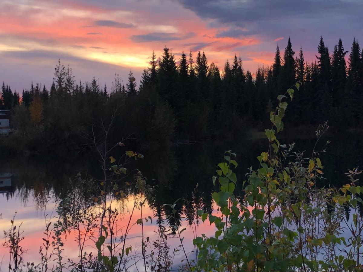 Alaska Log Cabins On The Pond Clear Creek Park Luaran gambar